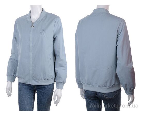 Куртка жіноча Весна/осінь 2909-8156-4 grey (3 шт. р.сіткаXL-3XL) "Мир" недорого оптом від прямого постачальника, зображення 3