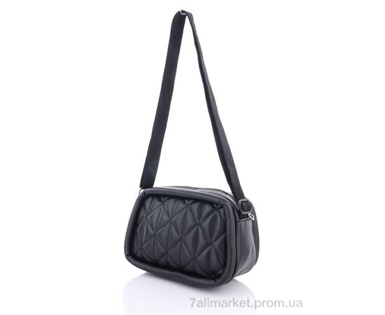 Жіноча сумка 2074-4 black 14*17*7 см, "David Polo" недорого оптом від прямого постачальника, зображення 2