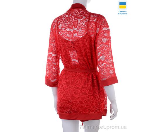 Фотография Ночная рубашка Весна/осень 0511 red (3 шт. р.сетка S-L) "Nadia & Natali" недорого оптом от прямого поставщика, изображение 2