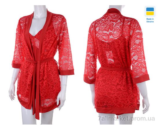 Фотография Ночная рубашка Весна/осень 0511 red (3 шт. р.сетка S-L) "Nadia & Natali" недорого оптом от прямого поставщика, изображение 3