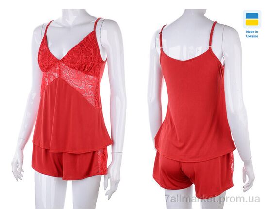 Фотография Ночная рубашка Весна/осень 0511 red (3 шт. р.сетка S-L) "Nadia & Natali" недорого оптом от прямого поставщика, изображение 4