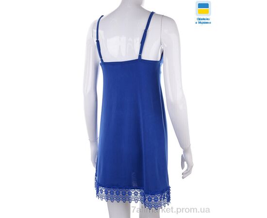 Фотография Ночная рубашка Весна/осень 8288 d.blue батал (3 шт. р.сетка 50-54) "Nadia & Natali" недорого оптом от прямого поставщика, изображение 2