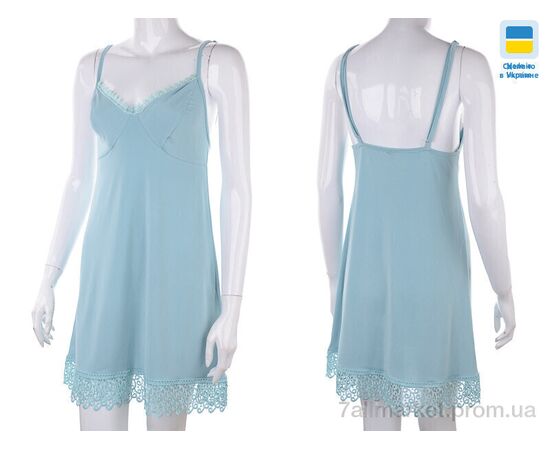 Фотография Ночная рубашка Весна/осень 8288 mint батал (3 шт. р.сетка 50-54) "Nadia & Natali" недорого оптом от прямого поставщика, изображение 3