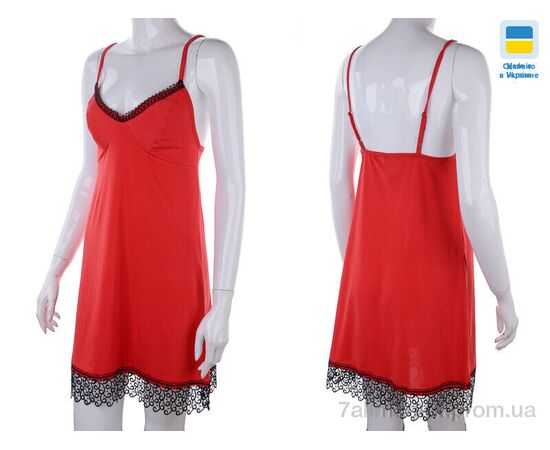 Фотография Ночная рубашка Весна/осень 8288 red батал (3 шт. р.сетка 50-54) "Nadia & Natali" недорого оптом от прямого поставщика, изображение 3