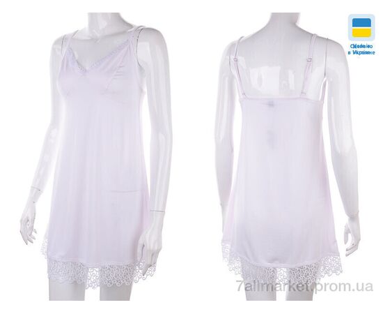 Фотография Ночная рубашка Весна/осень 8288 white батал (3 шт. р.сетка 50-54) "Nadia & Natali" недорого оптом от прямого поставщика, изображение 3