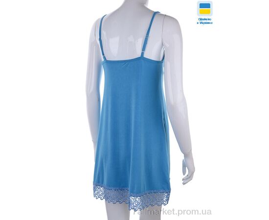 Фотография Ночная рубашка Весна/осень 8289 blue батал (3 шт. р.сетка 50-54) "Nadia & Natali" недорого оптом от прямого поставщика, изображение 2