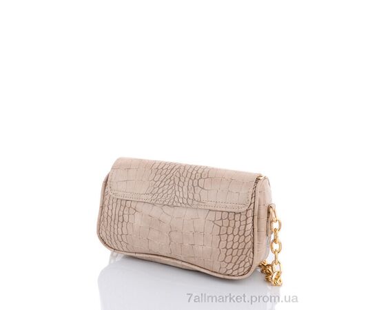 Жіноча сумка 2079-3 beige 13*22*6 см, "David Polo" недорого оптом від прямого постачальника, зображення 2