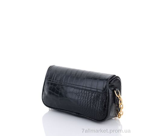 Жіноча сумка 2079-4 black 13*22*6 см, "David Polo" недорого оптом від прямого постачальника, зображення 2