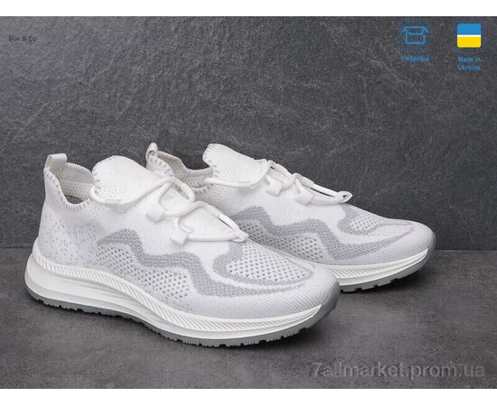 Фотография Кроссовки женские модные Лето 22206 білий (10 пар р.36-41) "Box&Co" недорого оптом от прямого поставщика, изображение 4