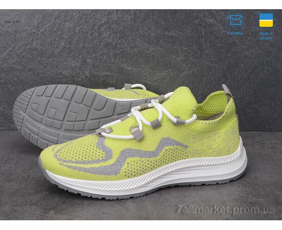 Фотография Кроссовки женские модные Лето 22206 салатовий (10 пар р.36-41) "Box&Co" недорого оптом от прямого поставщика, изображение 4