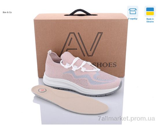 Фотография Кроссовки женские модные Лето 22206 пудра (10 пар р.36-41) "Box&Co" недорого оптом от прямого поставщика, изображение 2