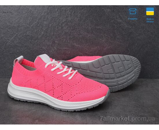 Фотография Кроссовки женские модные Лето 22200 малиновий (10 пар р.36-41) "Box&Co" недорого оптом от прямого поставщика, изображение 4