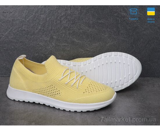 Фотография Кроссовки женские модные Лето 22205 жовтий (8 пар р.36-40) "Box&Co" недорого оптом от прямого поставщика, изображение 4