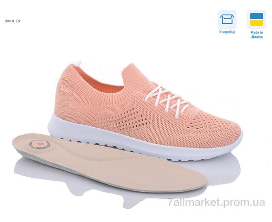 Фотография Кроссовки женские модные Лето 22205 пудра (8 пар р.36-40) "Box&Co" недорого оптом от прямого поставщика, изображение 3