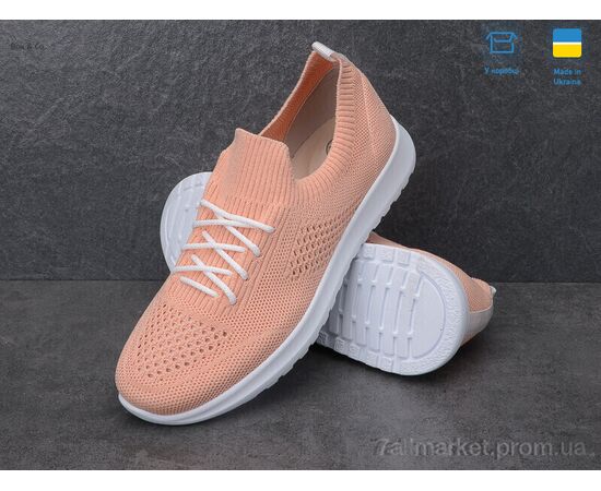 Фотография Кроссовки женские модные Лето 22205 пудра (8 пар р.36-40) "Box&Co" недорого оптом от прямого поставщика, изображение 4