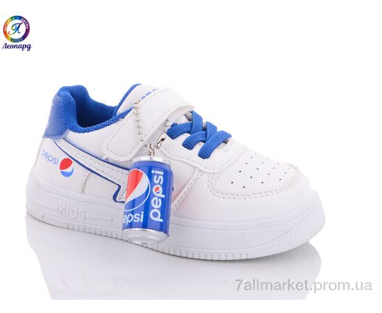 Кросівки дитячі модні Весна/осінь 8612-1 blue (10 пар р.22-26) "Леопард" недорого оптом від прямого постачальника, зображення 2