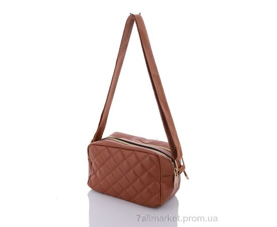 Жіноча сумка 2089-8 brown 12*18*8 см, "David Polo" недорого оптом від прямого постачальника, зображення 2