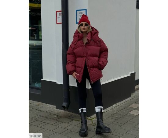 Фотография Капюшон на кнопках, снимается по необходимости р.42-46 "BEST FASHION" купить недорого от прямого поставщика, изображение 8