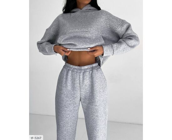 Жіночий спортивний костюм на флісі р.42-46 "BEST FASHION" купити недорого від прямого постачальника, зображення 4