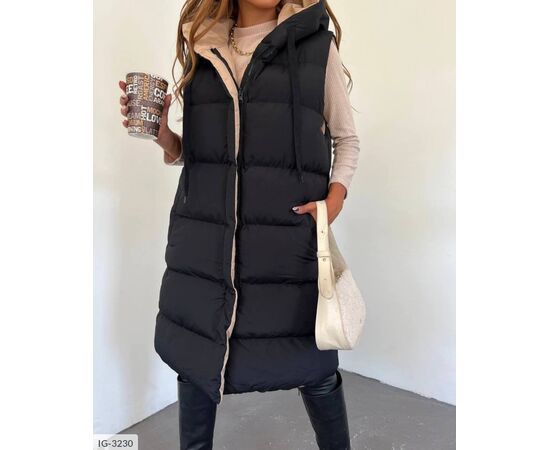 Двостороння (чорний + беж) р.42-44;46-48 "BEST FASHION" купити недорого від прямого постачальника, зображення 25