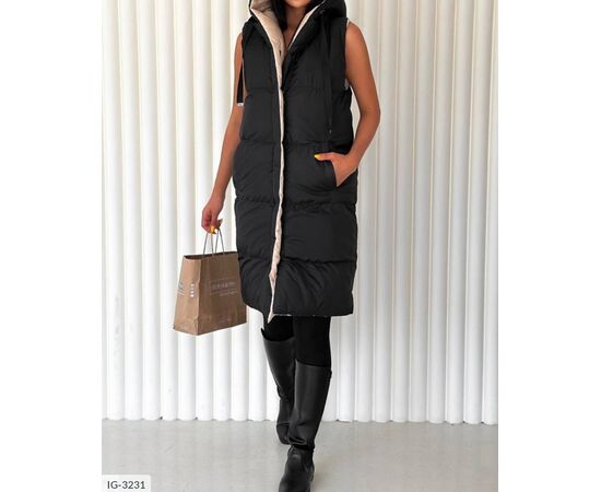 Двостороння (чорний + беж) р.42-44;46-48 "BEST FASHION" купити недорого від прямого постачальника, зображення 24