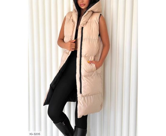 Двостороння (чорний + беж) р.42-44;46-48 "BEST FASHION" купити недорого від прямого постачальника, зображення 13