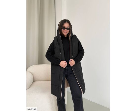 Двостороння (чорний + беж) р.42-44;46-48 "BEST FASHION" купити недорого від прямого постачальника, зображення 12