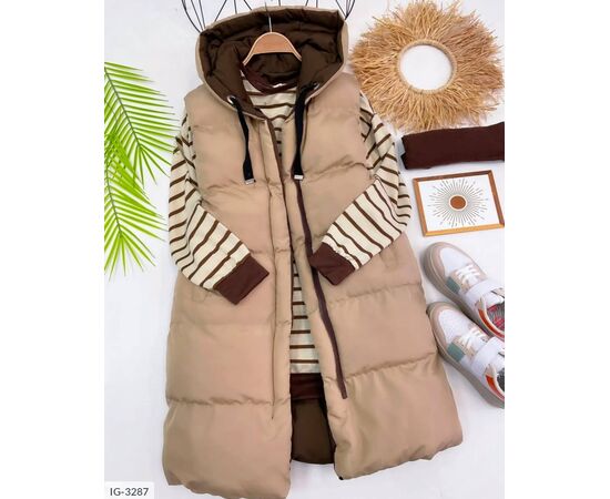 Двостороння (чорний + беж) р.50-54 "BEST FASHION" купити недорого від прямого постачальника, зображення 3