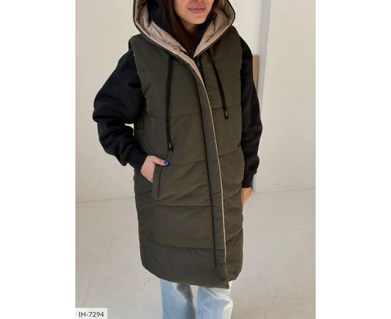 Двостороння (чорний + беж) р.42-44;46-48 "BEST FASHION" купити недорого від прямого постачальника, зображення 19