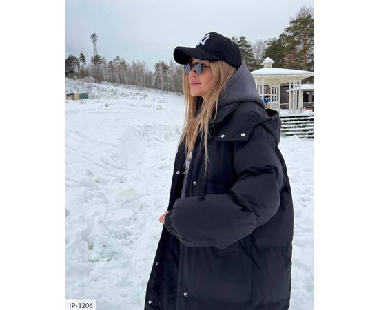 Фотография Капюшон на кнопках можно снять по необходимости р.48-52 "BEST FASHION" купить недорого от прямого поставщика, изображение 2