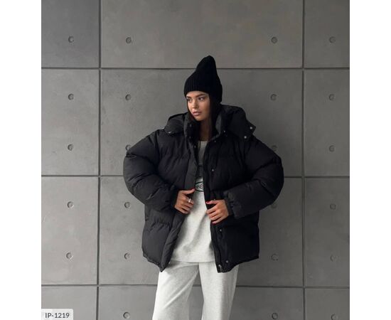 Фотография Капюшон на кнопках, снимается по необходимости р.42-46 "BEST FASHION" купить недорого от прямого поставщика, изображение 2