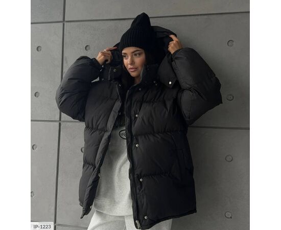 Фотография Капюшон на кнопках, снимается по необходимости р.42-46 "BEST FASHION" купить недорого от прямого поставщика, изображение 4