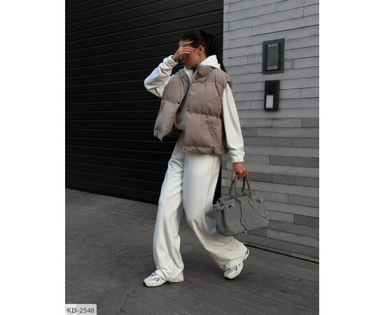 Жіночий весняний жилет плащівка р.42;44;46;48;42-44;46-48 (3кол.) "BEST FASHION" купити недорого від прямого постачальника, зображення 9