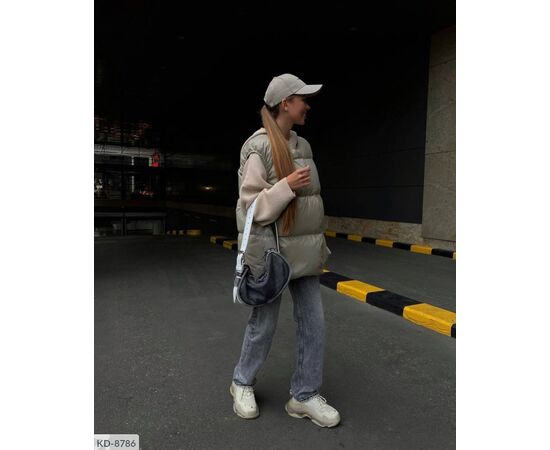 Жіночий весняний жилет плащівка р.42-44;46-48 (5кол.) "BEST FASHION" купити недорого від прямого постачальника, зображення 8