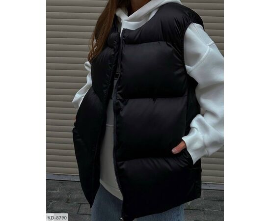 Жіночий весняний жилет плащівка р.42-44;46-48 (5кол.) "BEST FASHION" купити недорого від прямого постачальника, зображення 5