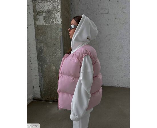 Жіночий весняний жилет плащівка р.42-44;46-48 (5кол.) "BEST FASHION" купити недорого від прямого постачальника, зображення 4