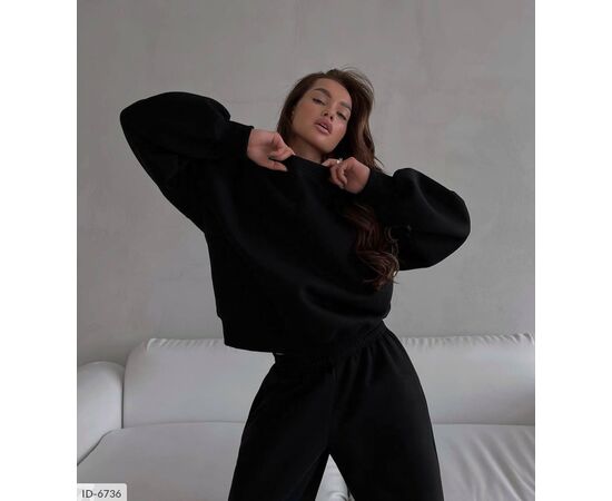 Жіночий спортивний костюм на флісі р.S-M;M-L (2кол.) "ANNVER" купити недорого від прямого постачальника, зображення 6