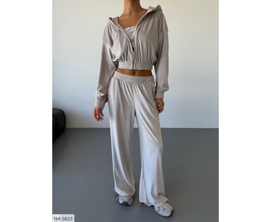 Жіночий трикотажний спортивний костюм р.42-44;46-48 (5кол.) "ANNABELLE" купити недорого від прямого постачальника, зображення 12