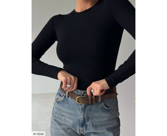 Жіночий лонгслів р.S-M;M-L (4кол.) "ANNVER" купити недорого від прямого постачальника, зображення 3