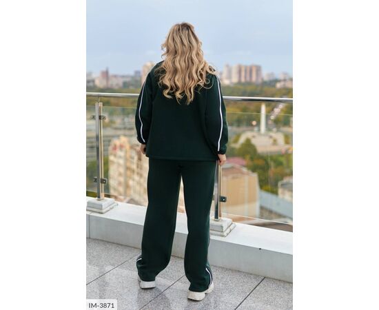 Жіночий костюм кофта з брюками на різанику великі розміри р.50-52;54-56;58-60;62-64 "LETTI" купити недорого від прямого постачальника, зображення 10
