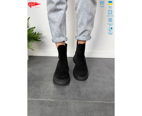 Фотография Ботинки женские стильные зима 461 ч.з. (6 пар р.36-40) "ARTO" недорого оптом от прямого поставщика, изображение 3