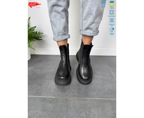 Фотография Ботинки женские стильные зима 461 ч.ш. (6 пар р.36-40) "ARTO" недорого оптом от прямого поставщика, изображение 2