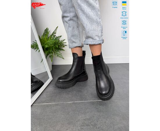 Фотография Ботинки женские стильные зима 461 ч.ш. (6 пар р.36-40) "ARTO" недорого оптом от прямого поставщика, изображение 3
