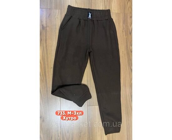 Спортивні штани жіночі, на манжеті/на хутрі р-ри M-3XL (мікс кв) "STELLA" недорого від прямого постачальника, зображення 2