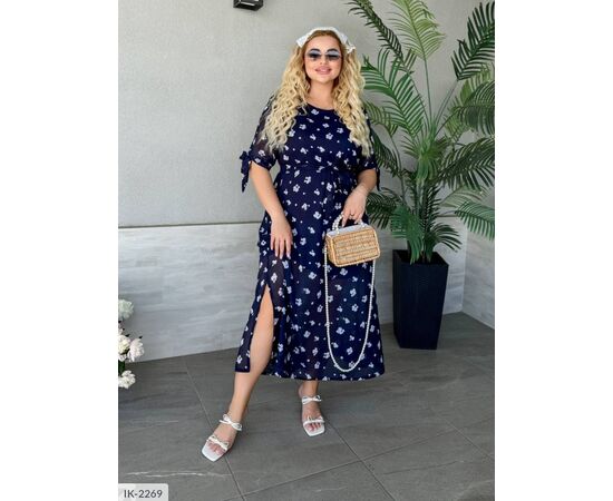 Жіноча сукня БАТАЛ р.50-52;54-56;58-60;62-64 (6кол.) "VLADA" купити недорого від прямого постачальника, зображення 10