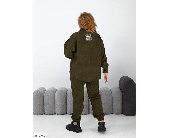 Костюм жіночий двійка штани та сорочка великі розміри р.50-52;54-56;58-60;62-64 (5кол.) "LETTI" купити недорого від прямого постачальника, зображення 7