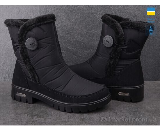 Фотография Дутики женские утепленные зима 3412 чорний (6 пар р.37-41) "Paolla" недорого оптом от прямого поставщика, изображение 2