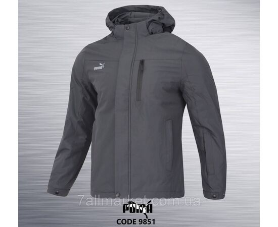 Фотография Куртка мужская демисезонная батальная PUMA размеры 54-62 (3цв) "REMAIN" недорого от прямого поставщика, изображение 2