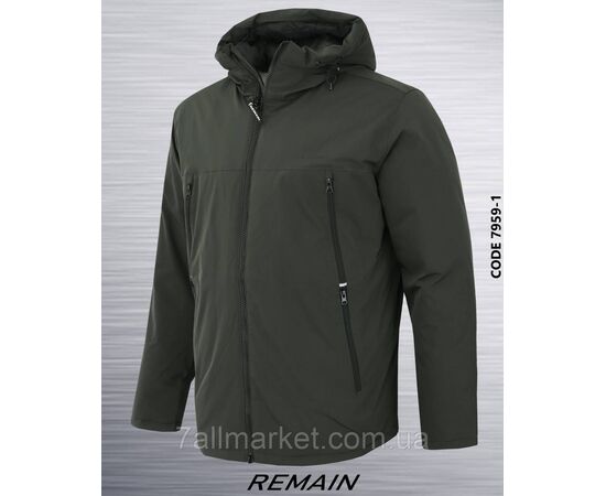 Куртка чоловіча зимова з капюшоном батал розміри 56-64 (3кв) "REMAIN" купити недорого від прямого постачальника, зображення 2