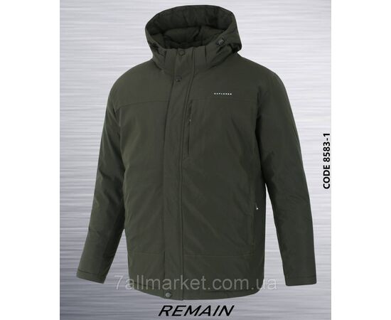 Куртка чоловіча зимова з капюшоном батал розміри 56-64 (3кв) "REMAIN" купити недорого від прямого постачальника, зображення 2